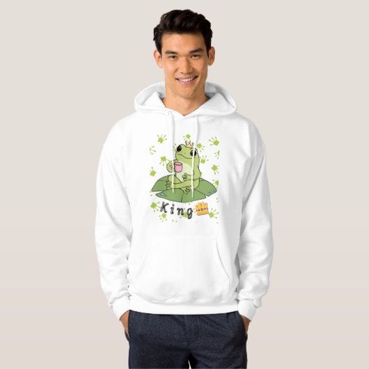 Frosch den König Hoodie (Vorne ganz)