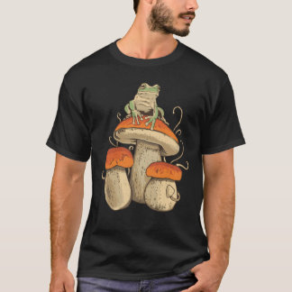 Frosch der Cotgor-Ästhetik Pilzsaal-Dark Academia  T-Shirt