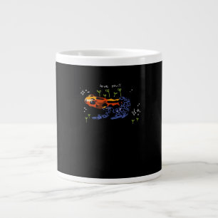 Frosch, der dich liebt, einfacher klassischer Stil Jumbo-Tasse