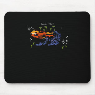 Frosch, der dich liebt, einfacher klassischer Stil Mousepad