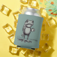 Frosch, der Kaffee trinkt Meme Mystischer Kröten-F