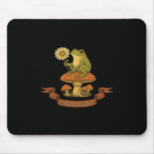 Frosch des Gartens Fairycore Cottagecore Frosch Mousepad