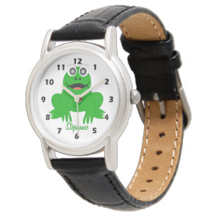 Frosch Design Armbanduhr