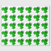 Frosch Design Geschenkpapier (Flach)