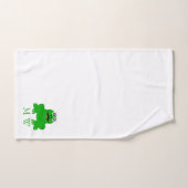 Frosch-Design mit Monogramm Badhandtuch Set (Handtuch)
