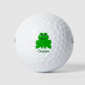 Frosch Design Personalisiert Golfball (Vorderseite)