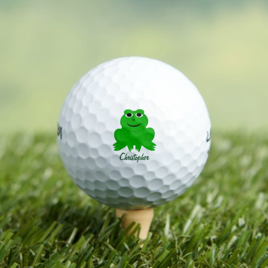 Frosch Design Personalisiert Golfball (Insitu T-Shirt)
