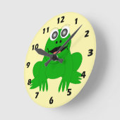 Frosch Design Runde Wanduhr (Winkel)