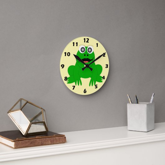 Frosch Design Runde Wanduhr (Büro)