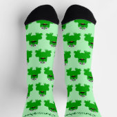 Frosch Design Socken (Oben)