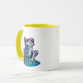 Frosch Design Tasse (Vorderseite Links)