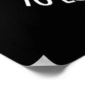 Frosch dich nicht zu Liebe, du Dummkopf BG Poster (Ecke)