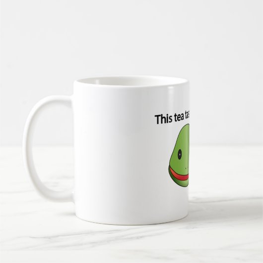 Frosch diese Tee-Geschmack-gute zwar Tasse! Kaffeetasse (Links)