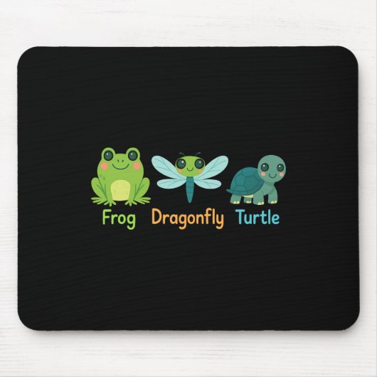 Frosch Dragonfly Schiltle Subtle Mousepad (Vorne)