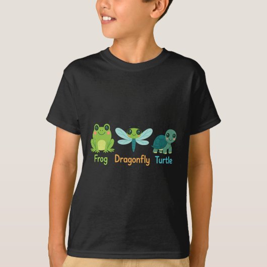 Frosch Dragonfly Schiltle Subtle T-Shirt (Vorderseite)