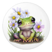 Frosch Dresser Schublade Stift Keramikknauf (Vorderseite)