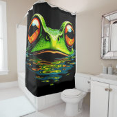Frosch Duschvorhang (Beispiel)
