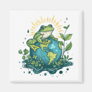 Frosch Earth Day Frosch Earth Day Green Magnet