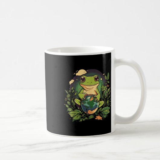 Frosch-Earth-Day Kaffeetasse (Rechts)