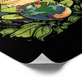 Frosch-Earth-Day Poster (Ecke)