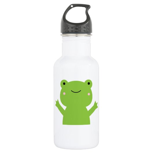 Frosch Edelstahlflasche (Vorderseite)
