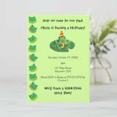 Frosch Einladung (Stehend Vorderseite)