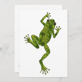 Frosch Einladung (Vorne/Hinten)