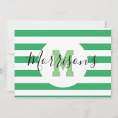 Frosch Einladung zum Geburtstag (Rückseite)