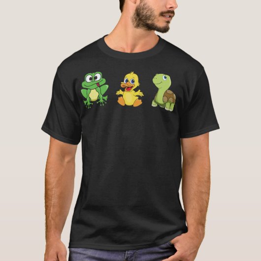 Frosch Encklings Entenrinde T-Shirt (Vorderseite)