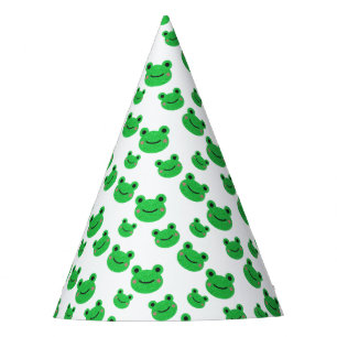 Frosch Erste Geburtstagsparty Croaking Green Glitz Partyhütchen