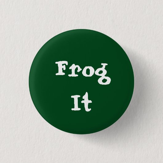 Frosch es button (Vorderseite)