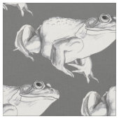 Frosch Fabric Bullfrog Kunstmuster Stoff (Nahaufnahme)