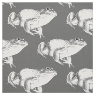 Frosch Fabric Bullfrog Kunstmuster Stoff