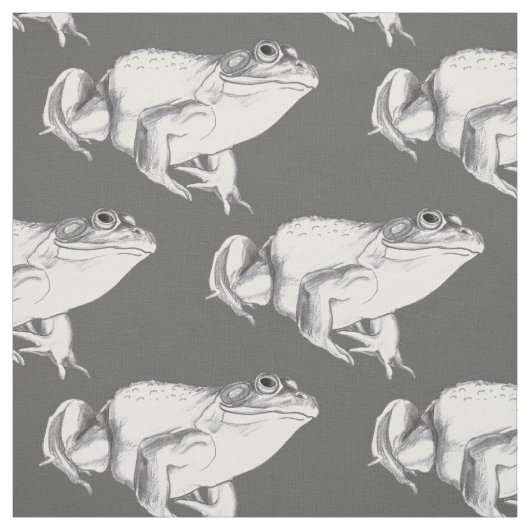 Frosch Fabric Bullfrog Kunstmuster Stoff (Muster)