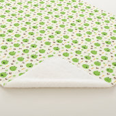 Frosch Faces Pattern Sherpadecke (3/4)