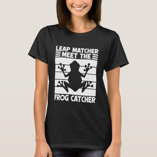 Frosch Fänger Sprung Matcher Treffen Sie den Frosc T-Shirt (Vorderseite)