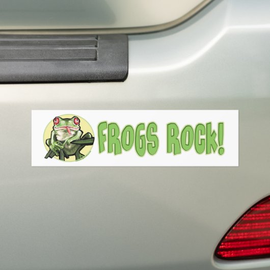 Frosch-Felsen! Autoaufkleber (Auf Auto)