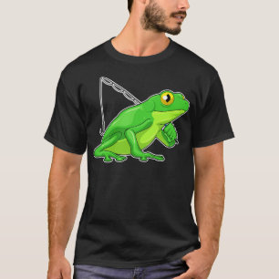 Frosch Fisher Angelrute T-Shirt
