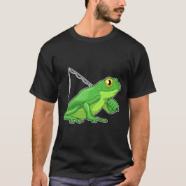 Frosch Fisher Angelrute T-Shirt