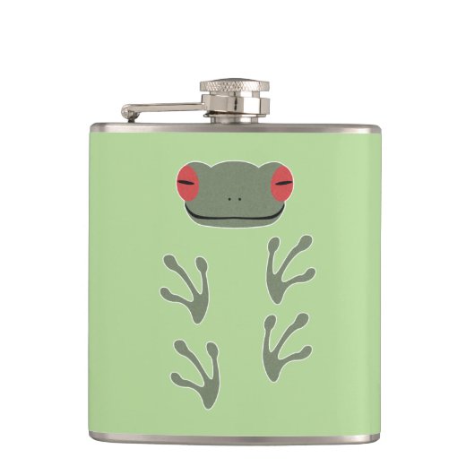 Frosch Flachmann (Vorderseite)