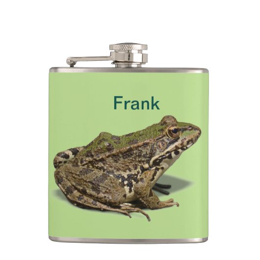 Frosch Flachmann (Vorderseite)