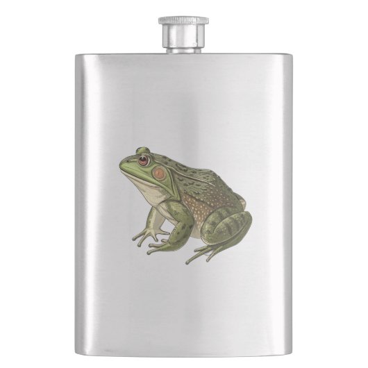 Frosch Flachmann (Vorderseite)