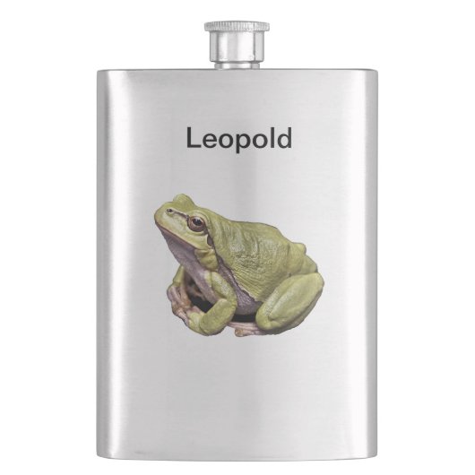 Frosch Flachmann (Vorderseite)