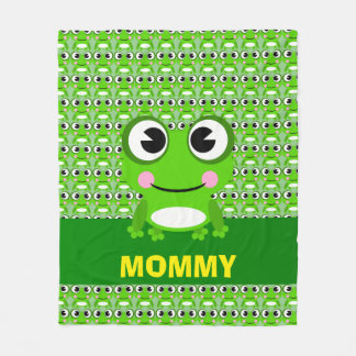 Frosch-Fleece-Decke Fleecedecke