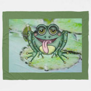 Frosch Fleecedecke