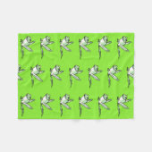 Frosch Fleecedecke (Vorderseite (Horizontal))