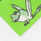 Frosch Fleecedecke (Ecke)