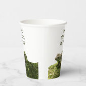 Frosch Foto Personalisiertes Party Pappbecher (Rechts)