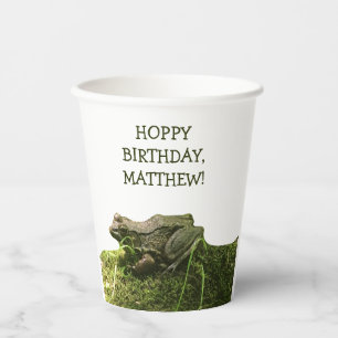 Frosch Foto Personalisiertes Party Pappbecher