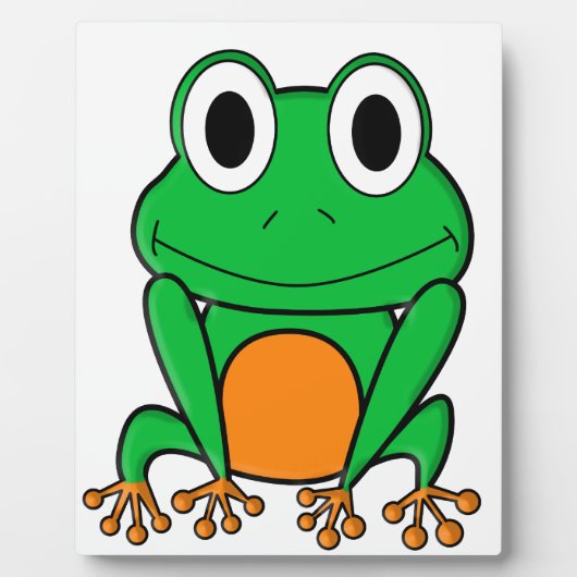 Frosch Fotoplatte (Vorderseite)